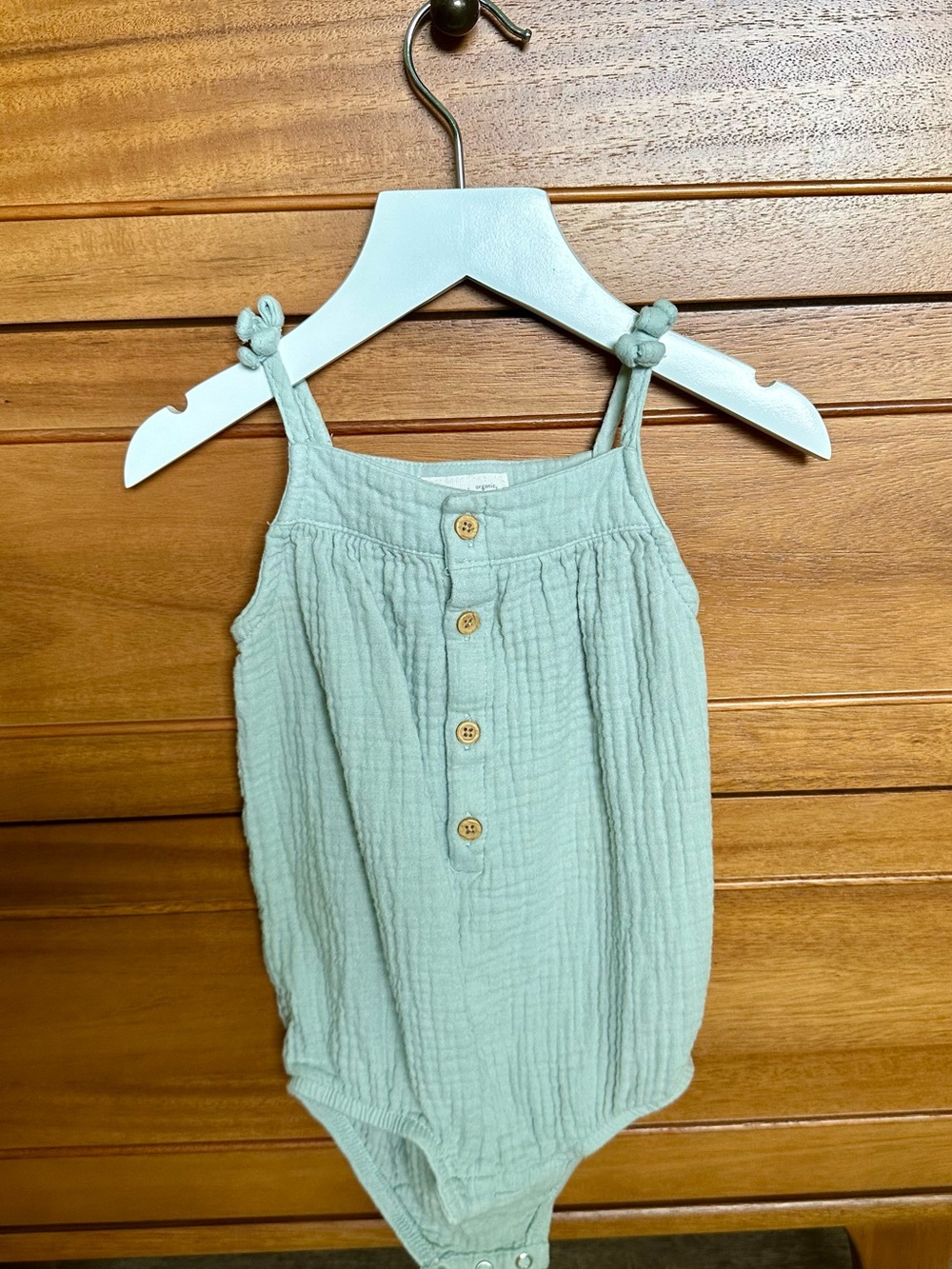 Carter’s Little Planet Baby Girls 12M Organic Cotton Gauze One-Piece Romper
